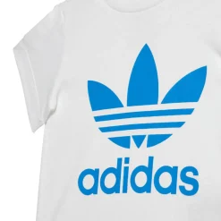adidas Originals Infants Adicolor Trefoil Shorts & T-Shirt Set in Blue