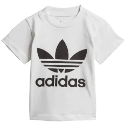 adidas Originals Infants Trefoil Logo T-Shirt in White