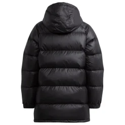 adidas Originals Juniors Adicolor Elongated Down Jacket in Black-White