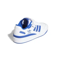 adidas Originals Juniors Forum Low Shoes in White blue
