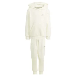 adidas Originals Kids Adicolor Hooded Tracksuit in Cream