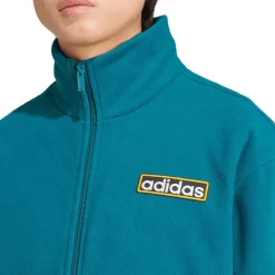 adidas Originals Polar Fleece Adibreak Track Jacket in Teal