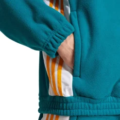 adidas Originals Polar Fleece Adibreak Track Jacket in Teal