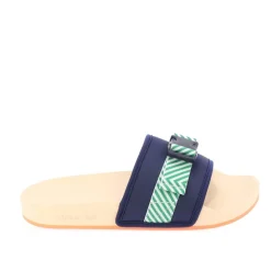 adidas Originals Pouchylette Slide Sandals in Navy