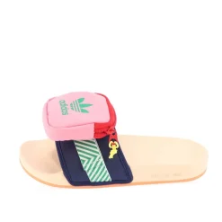 adidas Originals Pouchylette Slide Sandals in Navy