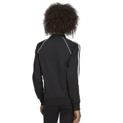 adidas Originals Primeblue SST Track Top in Black-White