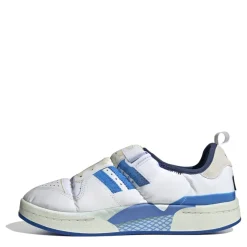 adidas Originals Puffy Spr Low Top Flat Heel Sneakers in White