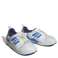 adidas Originals Puffy Spr Low Top Flat Heel Sneakers in White