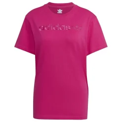 adidas Originals Regular Fit Crew Neck T-Shirt in Pink