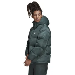 adidas Originals Rekive Hooded Puffer Jacket in Grey