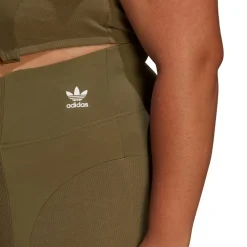 adidas Originals Rib Skinny Fit Legging in Green