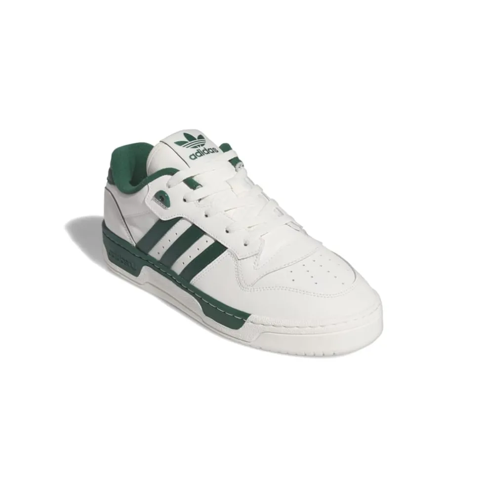 adidas Originals Rivalry Low Trainers in White Green