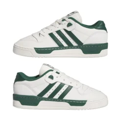 adidas Originals Rivalry Low Trainers in White Green