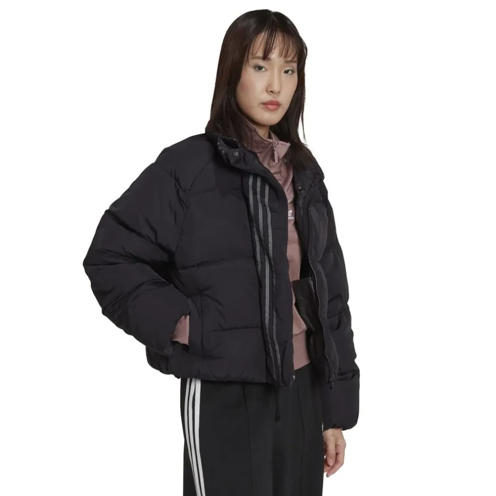 adidas Originals Short Down Jacket in Black