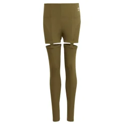 adidas Originals Skinny Fit 2 In 1 Legging in Green