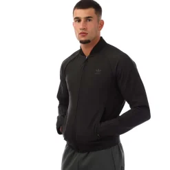 adidas Originals SST Bonded Track Top in Black