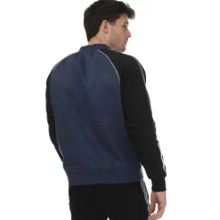 adidas Originals Superstar Fleece Track Top in Navy