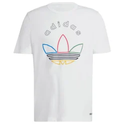 adidas Originals Trefoil Graphic T-Shirt in White