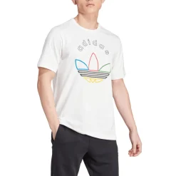 adidas Originals Trefoil Graphic T-Shirt in White