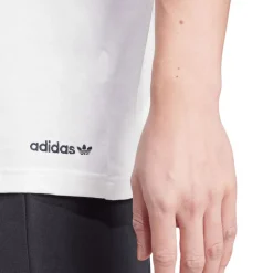 adidas Originals Trefoil Graphic T-Shirt in White