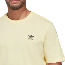 adidas Originals Trefoil Essentials T-Shirt in Yellow