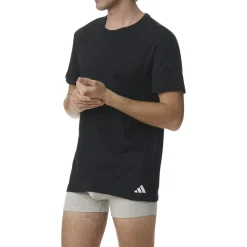 adidas 3pk T-Shirts in Black