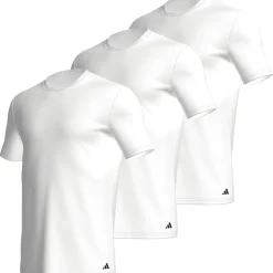 adidas 3pk T-Shirts in White