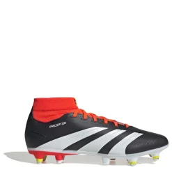 adidas Predator 24 League Soft Ground Football Boots in Black-White