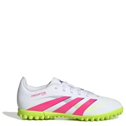 adidas Predator Club Childrens Astro Turf Football Boots in White