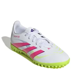 adidas Predator Club Childrens Astro Turf Football Boots in White