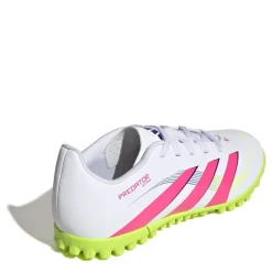 adidas Predator Club Childrens Astro Turf Football Boots in White