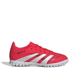 adidas Predator Club Junior Astro Turf Football Boots in Red