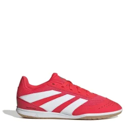 adidas Predator Club Junior Indoor Court Football Boots in Red