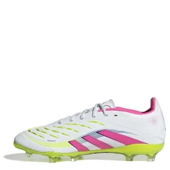 adidas Predator Elite Junior Firm Ground Football Boots in White