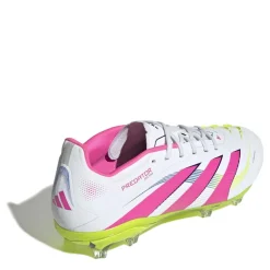 adidas Predator Elite Junior Firm Ground Football Boots in White
