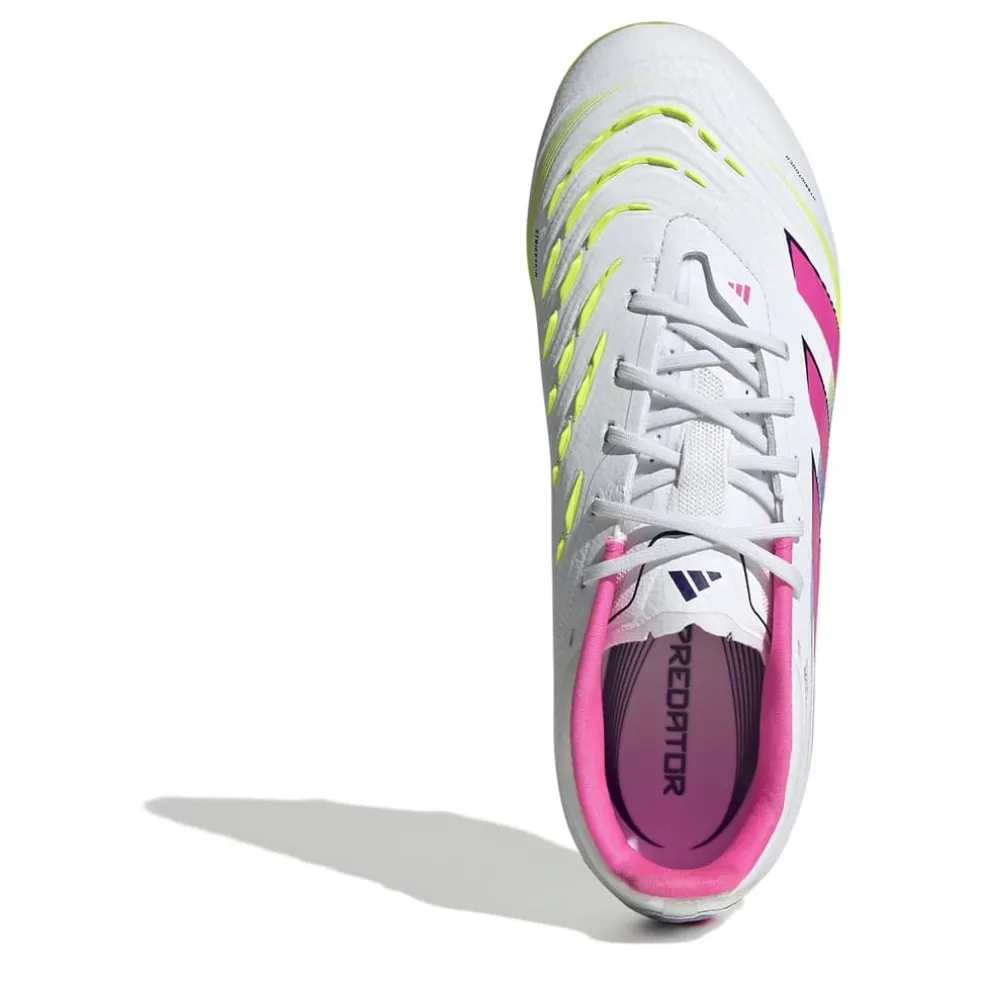 adidas Predator Elite Junior Firm Ground Football Boots in White