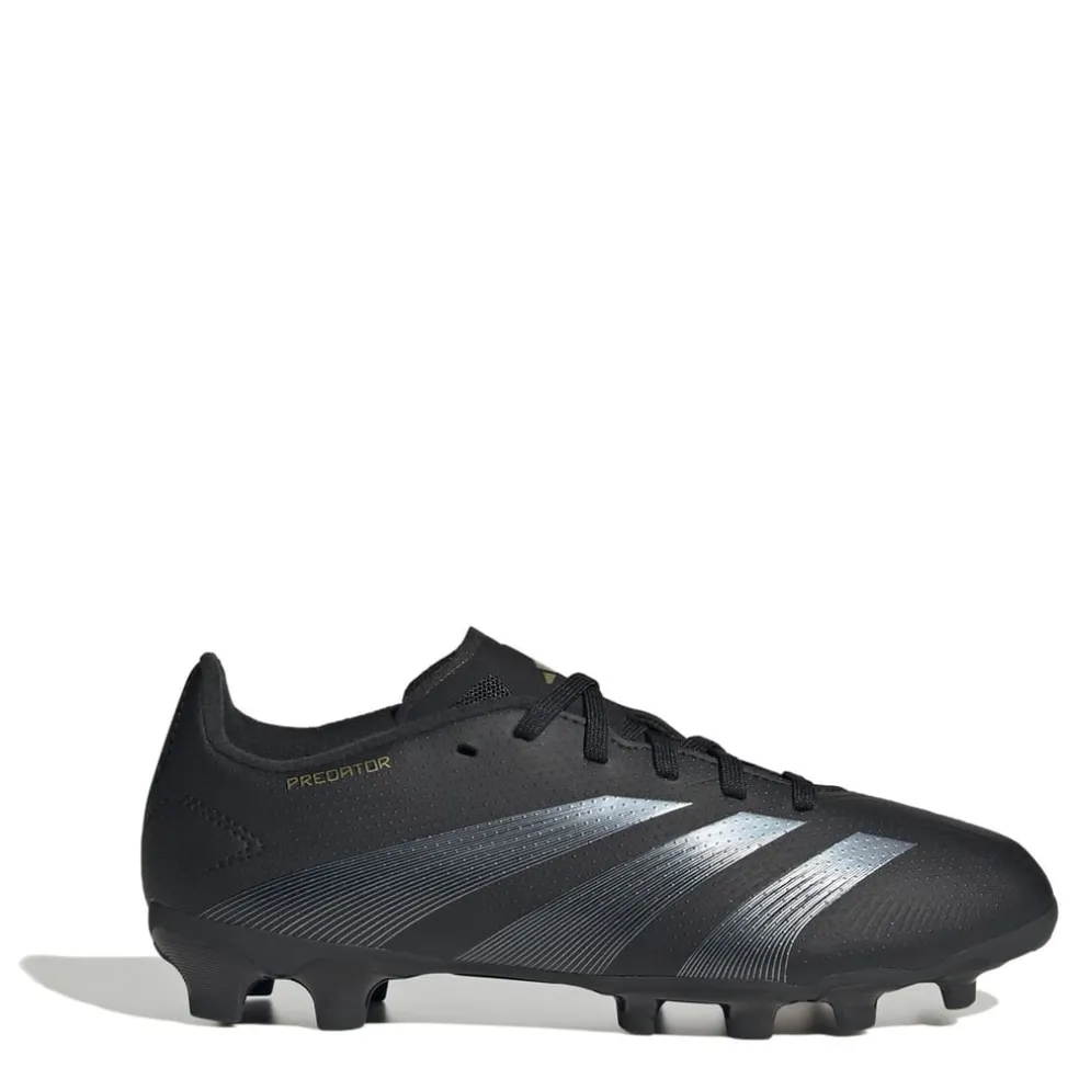adidas Predator League Childrens Multi Ground Football Boots in Black