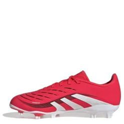 adidas Predator League Childrens Firm Ground Football Boots in Red