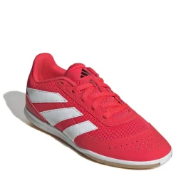 adidas Predator League Childrens Indoor Football Boots in Red