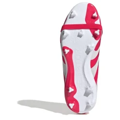 adidas Predator League Fold Over Tongue Junior Firm Ground Football Boots in Red