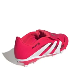 adidas Predator League Fold Over Tongue Childrens Firm Ground Football Boots in Red