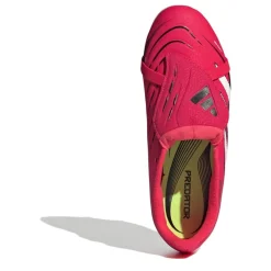 adidas Predator League Fold Over Tongue Childrens Firm Ground Football Boots in Red