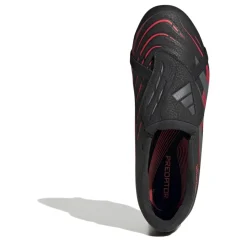 adidas Predator League Fold Over Tongue Childrens Soft Ground Football Boots in Black