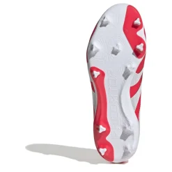 adidas Predator League Juniors Firm Ground Football Boots in Red