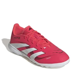 adidas Predator League Juniors Astro Turf Football Boots in Red
