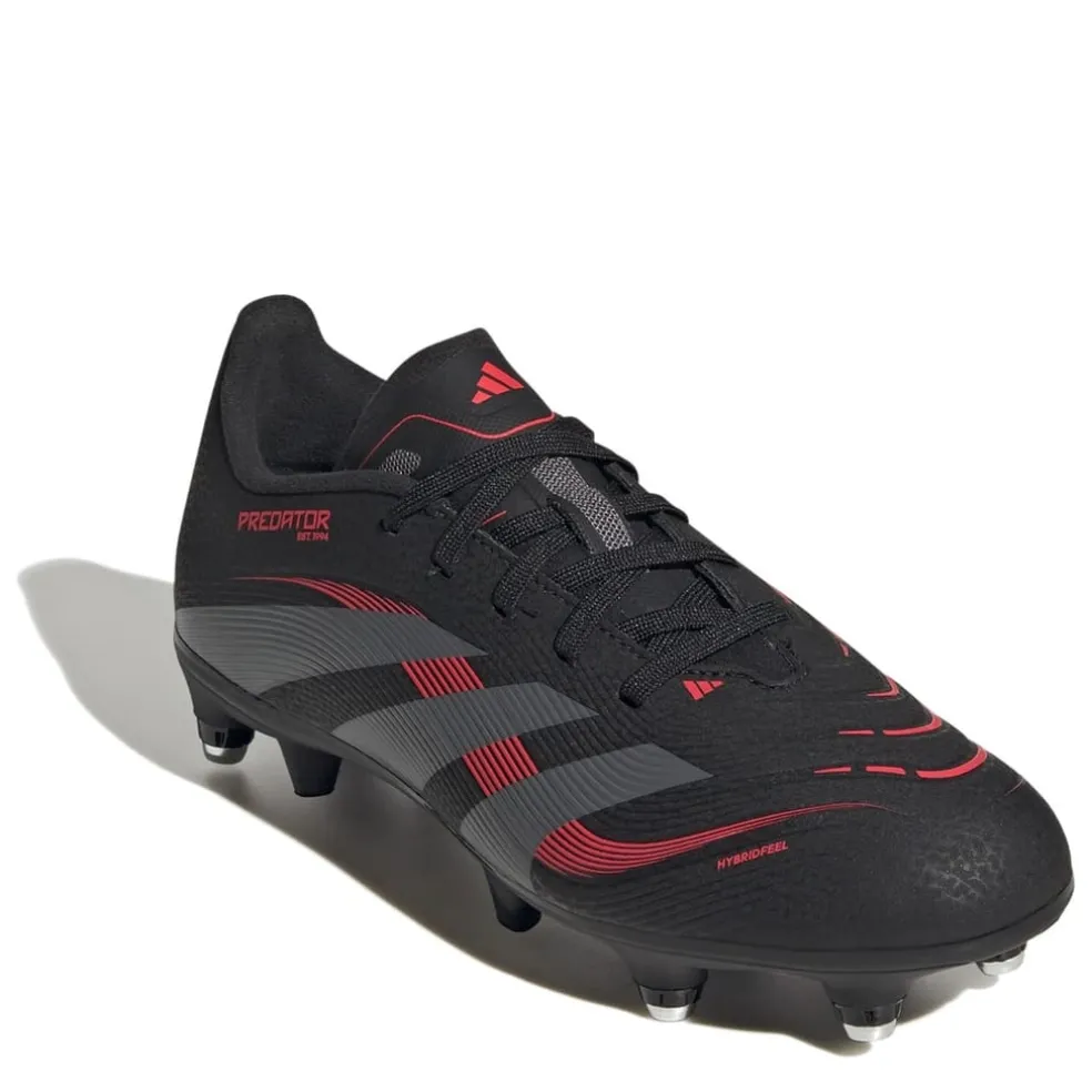 adidas Predator League Juniors Soft Ground Football Boots in Black