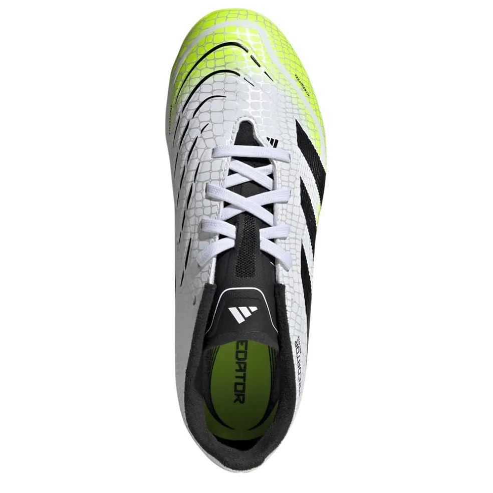 adidas Predator League Juniors Multi Ground Football Boots in White