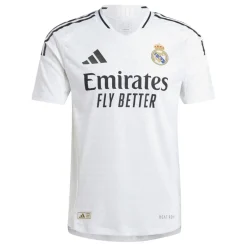 adidas Real Madrid Authentic Home Shirt 2024 2025 Adults in White