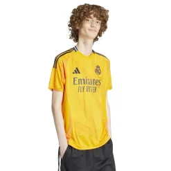 adidas Real Madrid Away Shirt 2024 2025 Adults in Orange