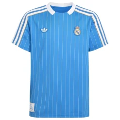 adidas Real Madrid Icon Shirt 2025 2026 Juniors in Blue